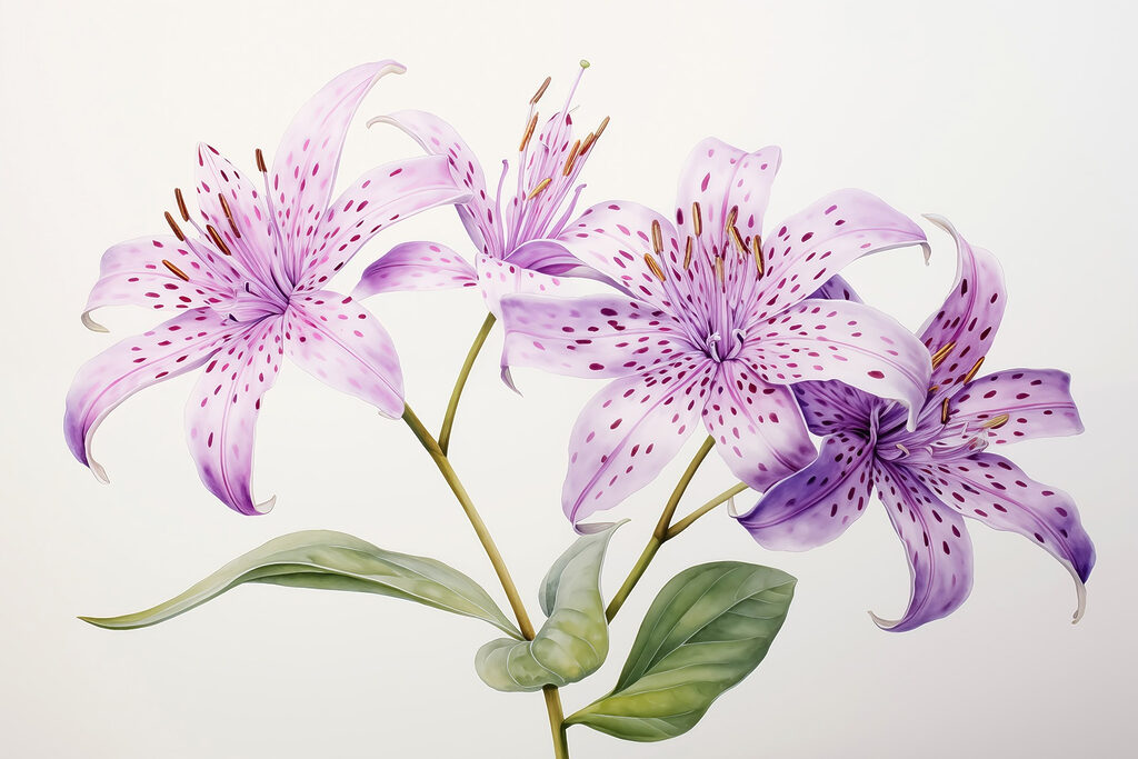 Delicate blooms in soft hues Delicate blooms in soft hues