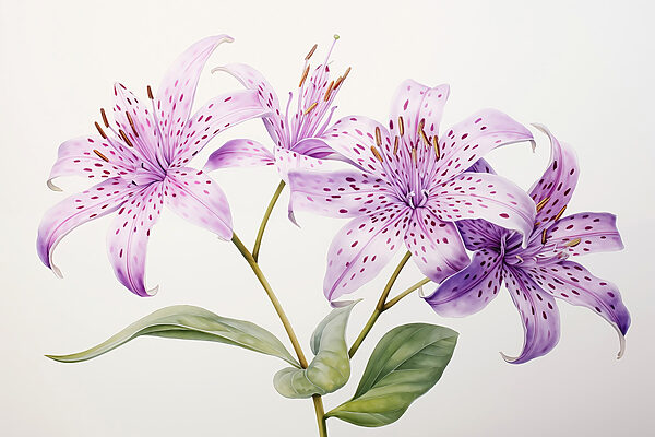 Delicate blooms in soft hues Delicate blooms in soft hues