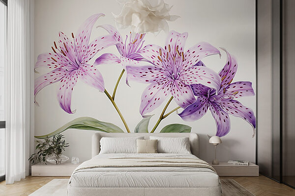 Delicate blooms in soft hues Delicate blooms in soft hues