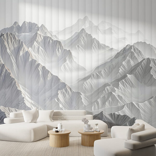 Mountain range with clouds Mountain range with clouds