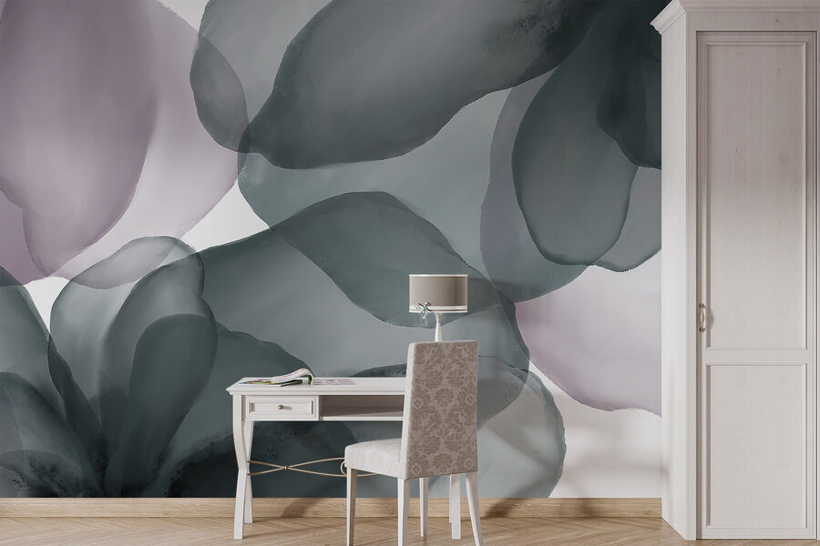 Soft hues blending in gentle waves