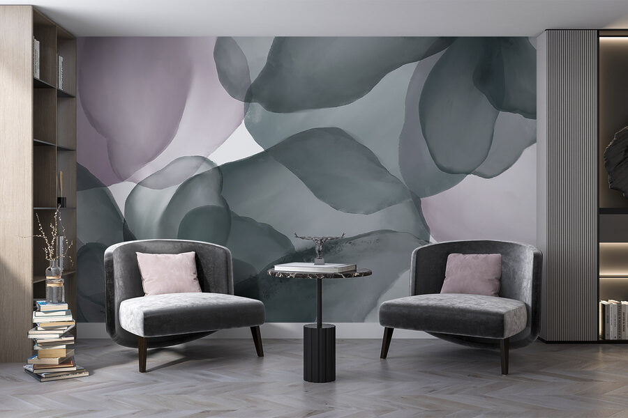 Soft hues blending in gentle waves