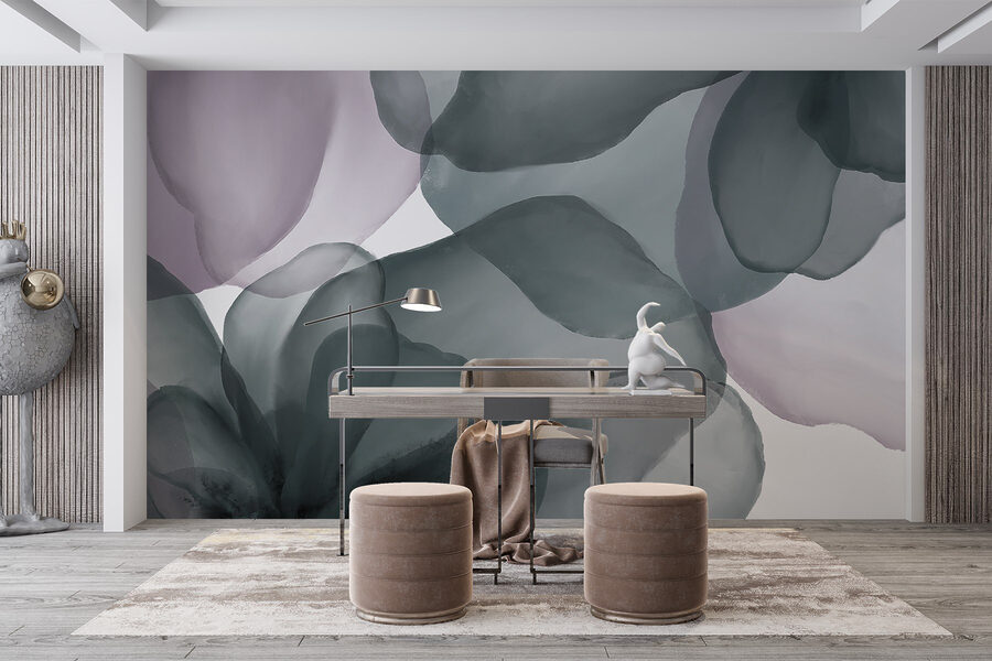 Soft hues blending in gentle waves