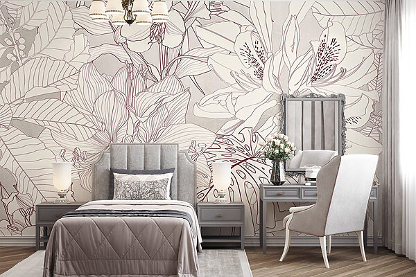 Nature’s delicate floral patterns unfold Nature’s delicate floral patterns unfold