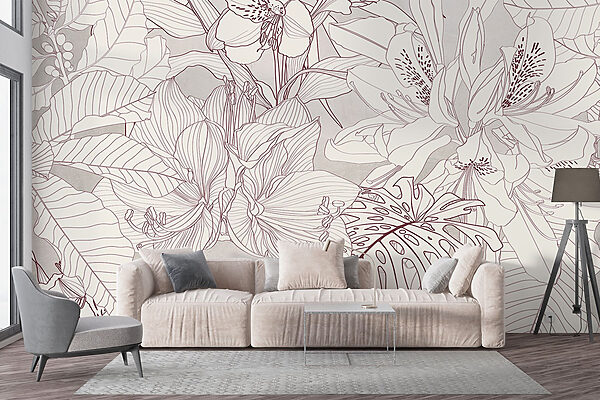 Nature’s delicate floral patterns unfold Nature’s delicate floral patterns unfold