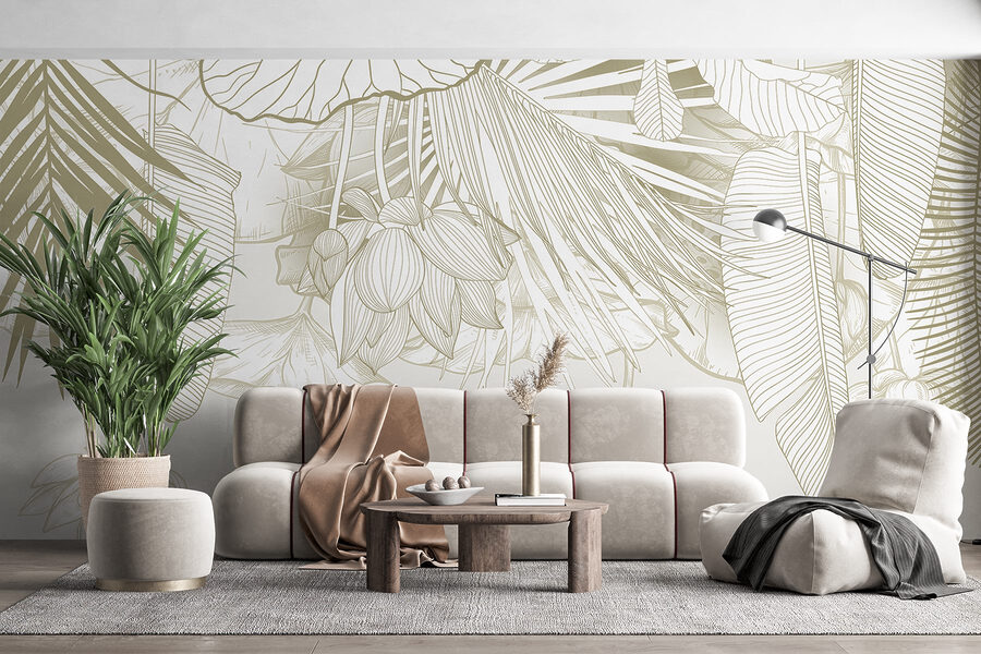 Nature’s tranquility captured in lines.