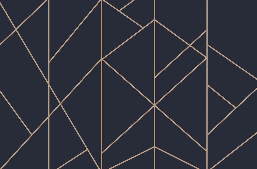 Pattern of triangles and lines