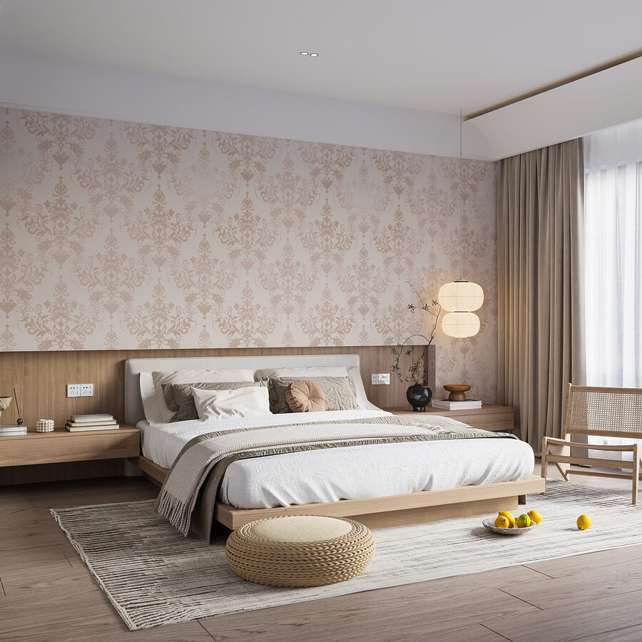 Wallpaper with a pattern
