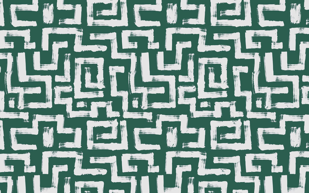 Pattern of white lines and squares Pattern of white lines and squares