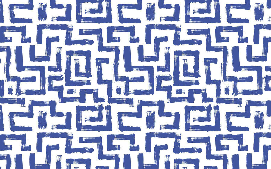 Pattern of blue lines