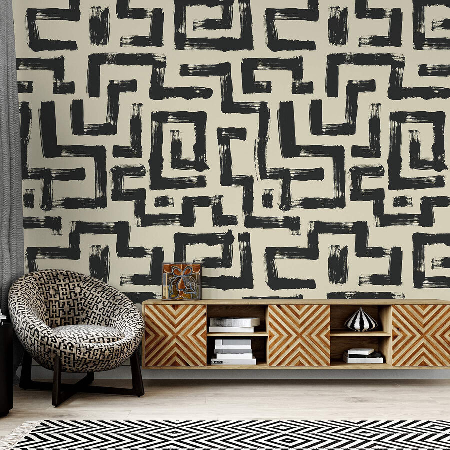 Pattern of black lines