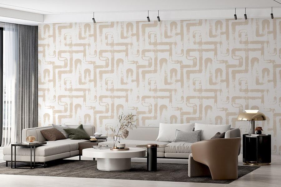 White and tan pattern