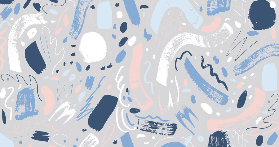 Wall murals Pattern of different shapes and colors - Image 3