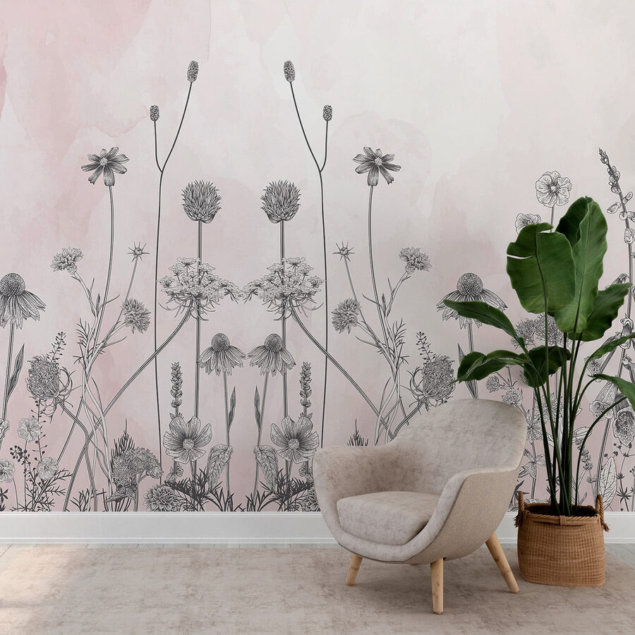 Drawing of flowers and plants Drawing of flowers and plants