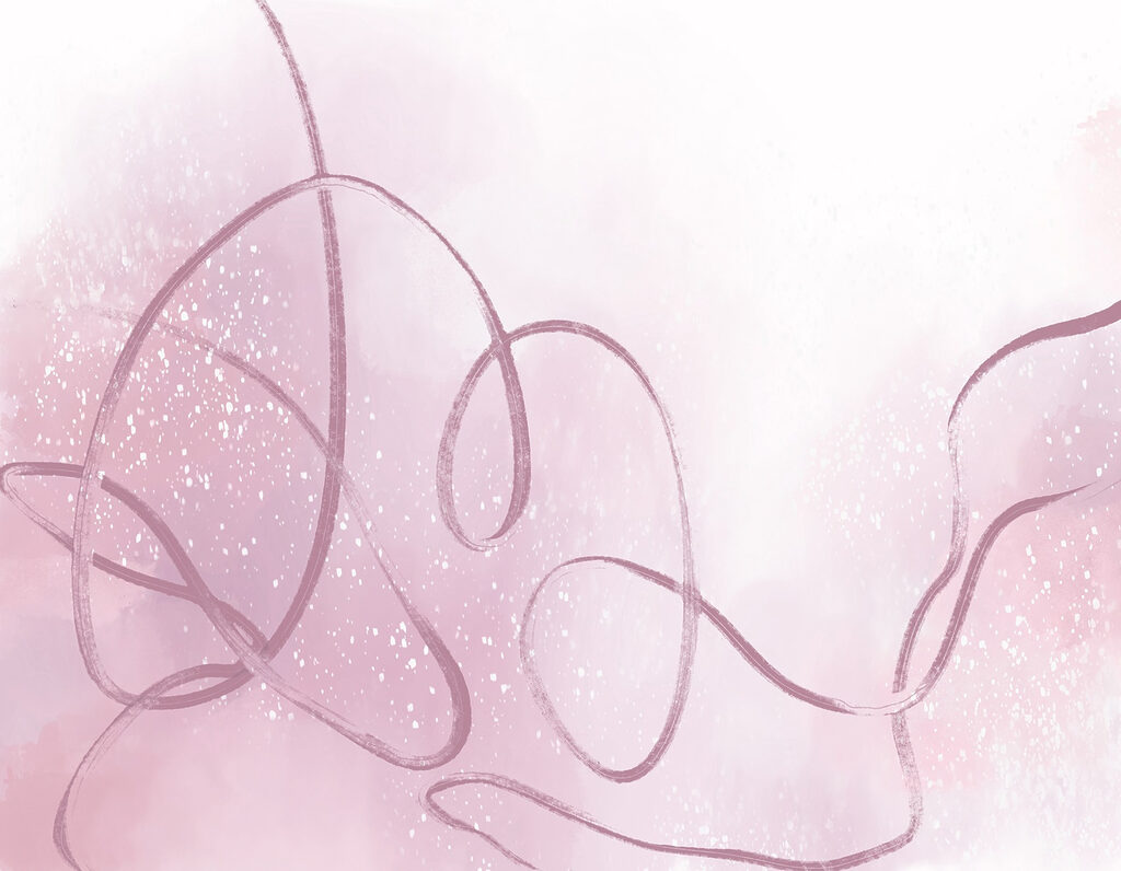 Pink and white background with a line Pink and white background with a line