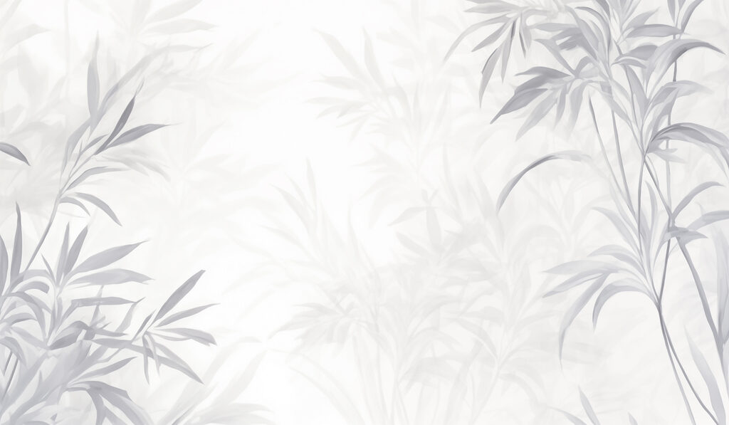 White background with leaves White background with leaves
