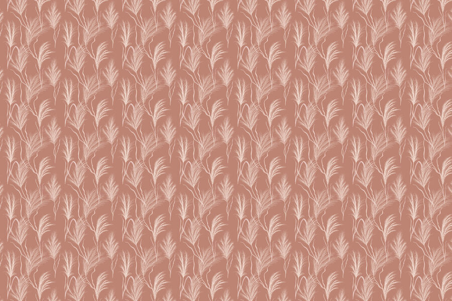 Pattern of white leaves