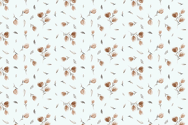Pattern of flowers and leaves Pattern of flowers and leaves