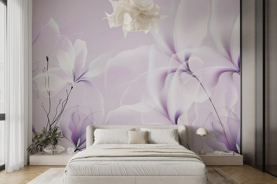 Soft florals in gentle hues