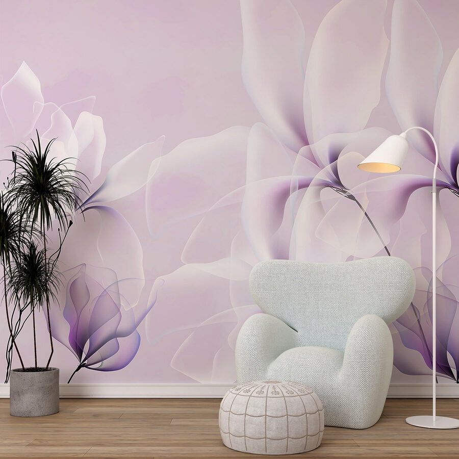 Soft florals in gentle hues