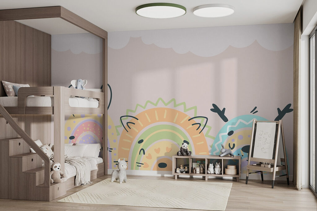 Group of animals with rainbows w02089pir13mr 1024x683 - Group of animals with rainbows