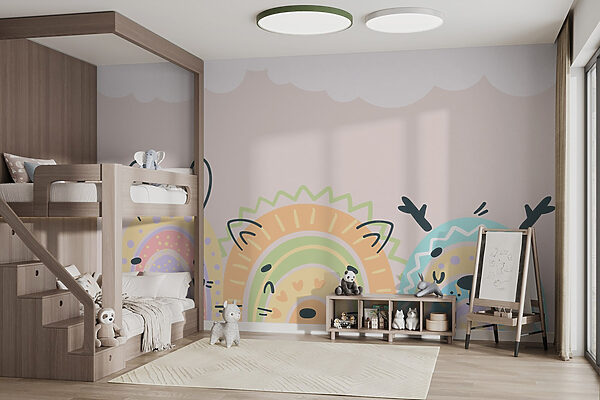 Group of animals with rainbows w02089pir13mr 600x400 - Group of animals with rainbows