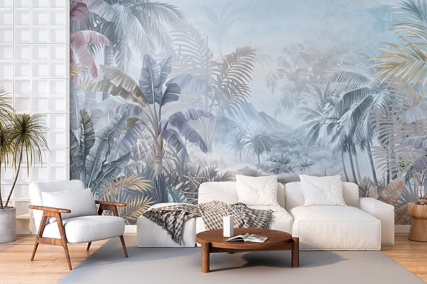 Painting of a jungle Painting of a jungle