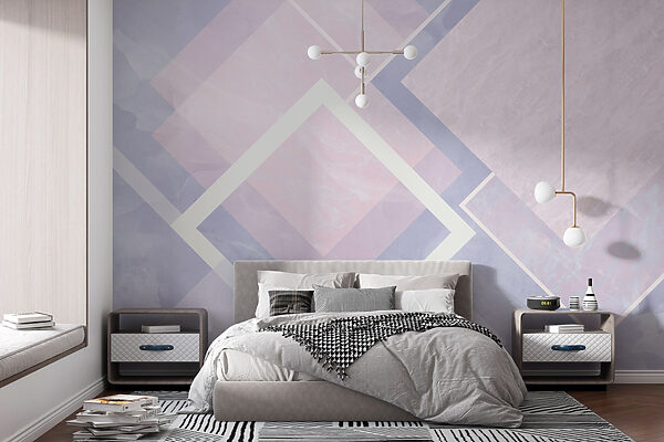 Abstract pastel geometric design composition Abstract pastel geometric design composition