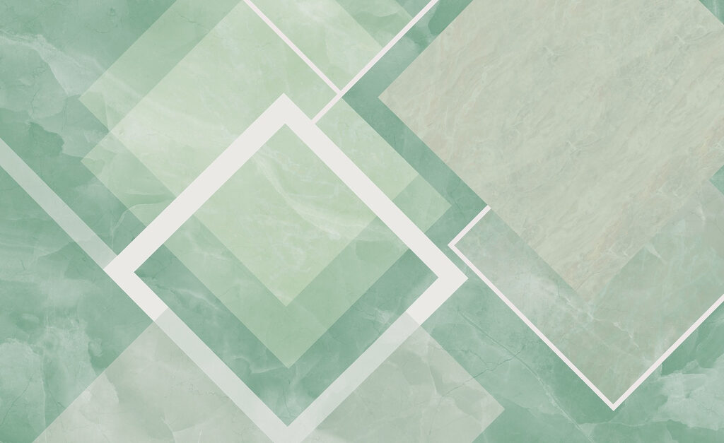 Green and white tile with white lines Green and white tile with white lines