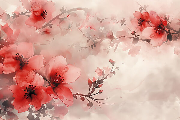 Delicate blooms in soft hues. Delicate blooms in soft hues.