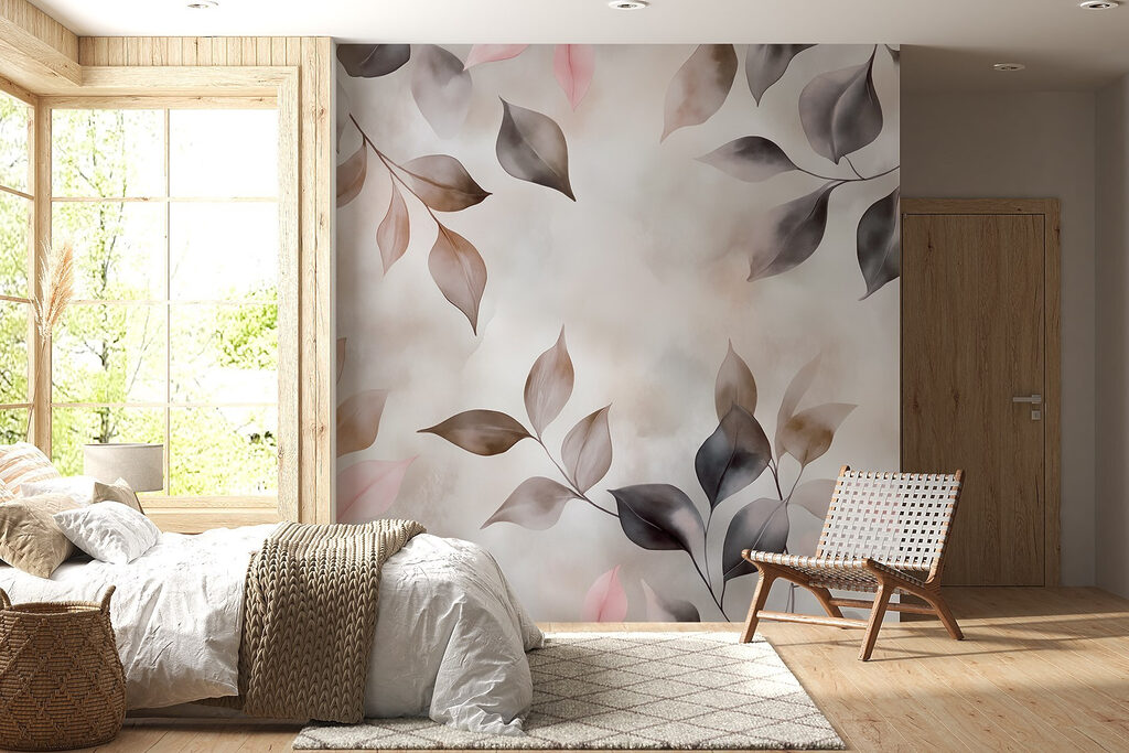 Soft hues dance among gentle leaves