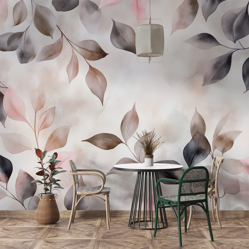 Soft hues dance among gentle leaves