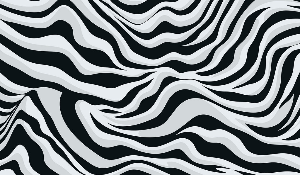 Black and white striped pattern Black and white striped pattern