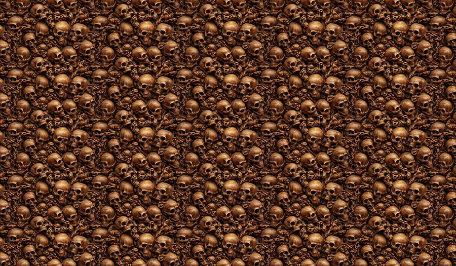 Pile of skulls