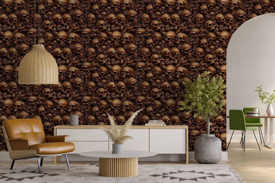 Pile of skulls