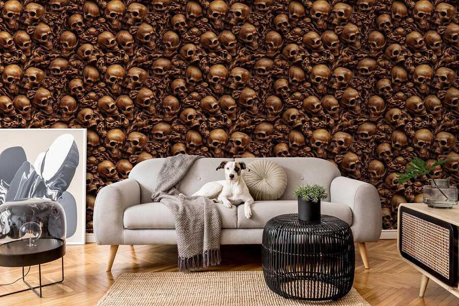 Pile of skulls