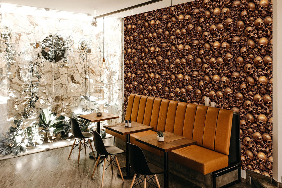 Pile of skulls