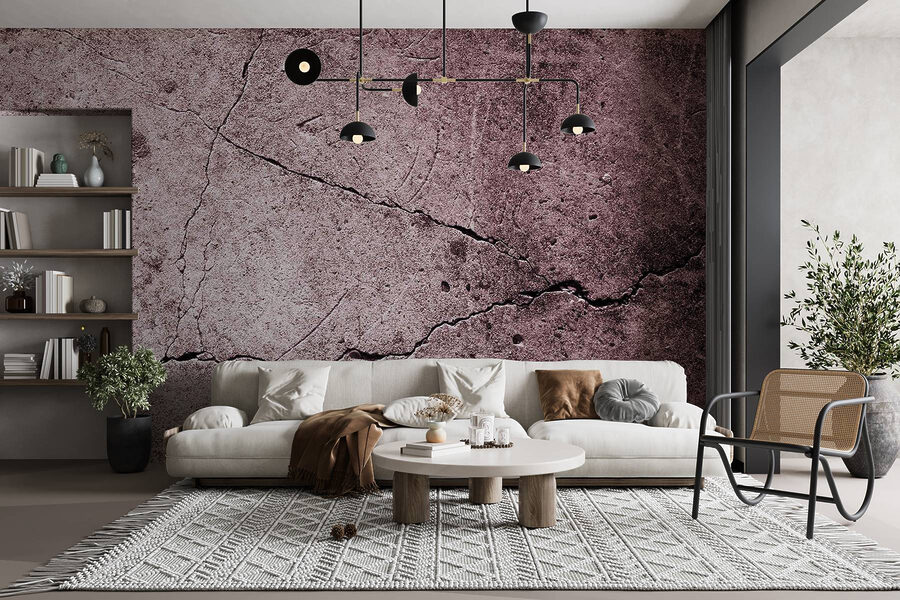 Wall murals Cracked surface with subtle texture