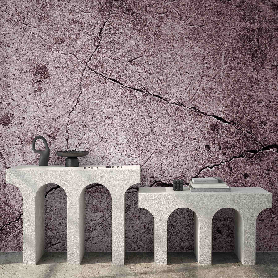 Wall murals Cracked surface with subtle texture - Image 2