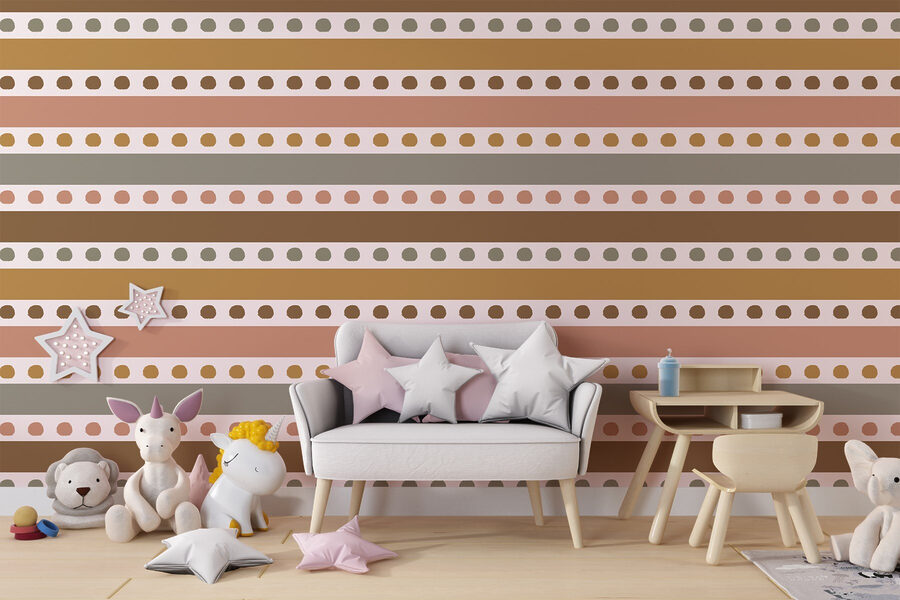 Pattern of colorful dots