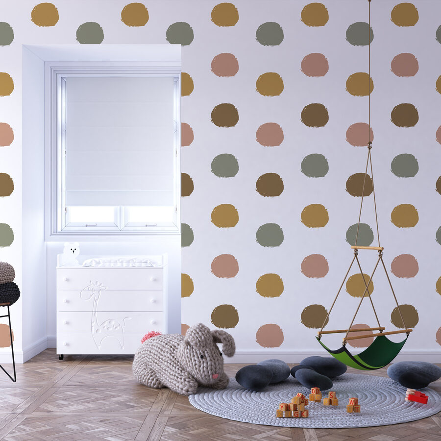 Pattern of colorful dots
