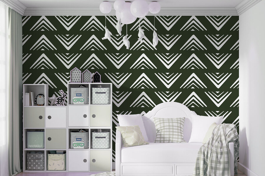 Pattern of white triangles Pattern of white triangles