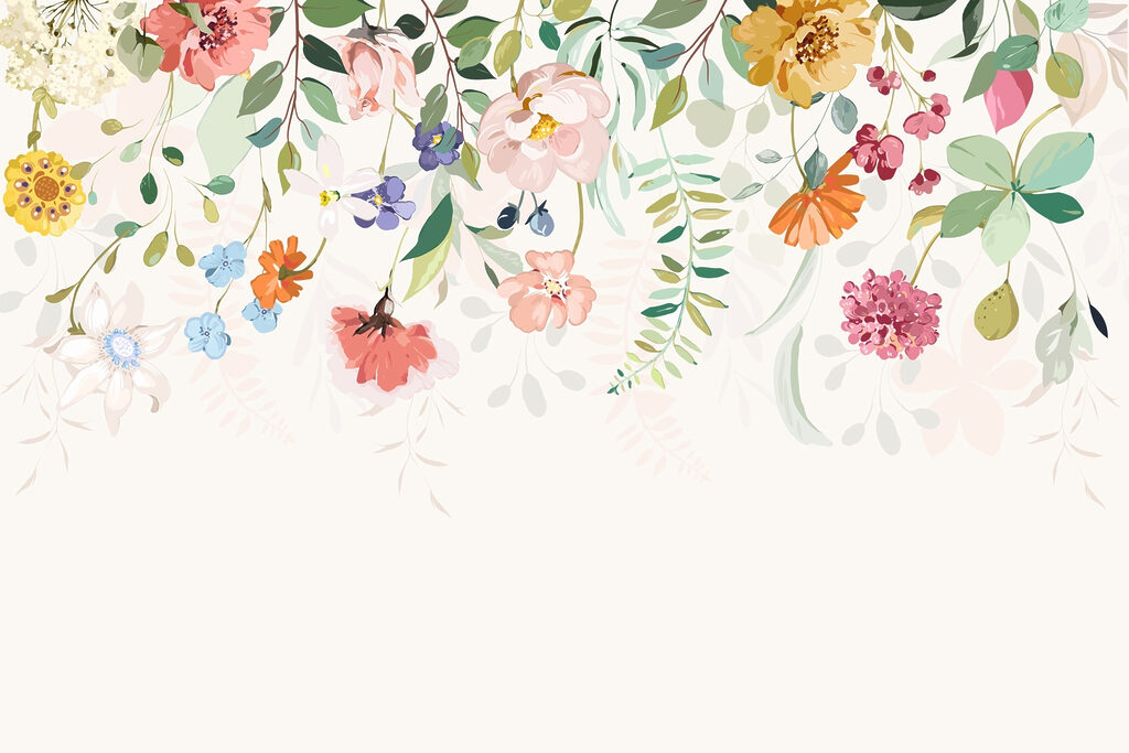 Floral elegance in soft hues. Floral elegance in soft hues.