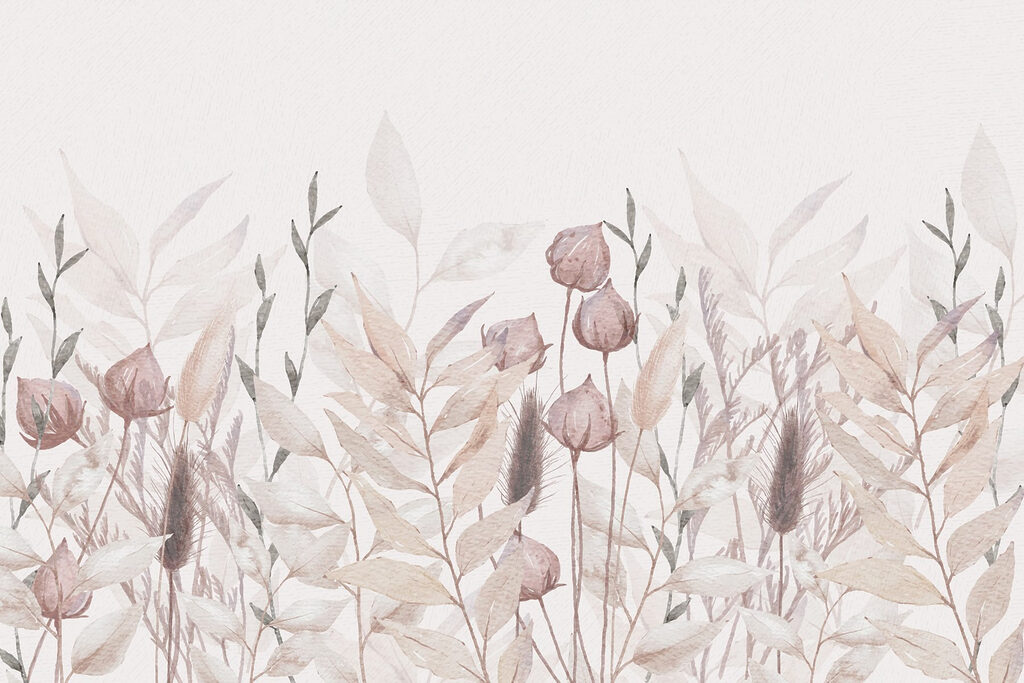 Painting of plants and leaves Painting of plants and leaves