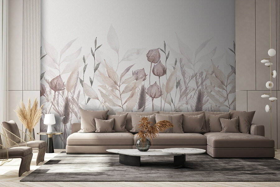 Painting of plants and leaves Painting of plants and leaves