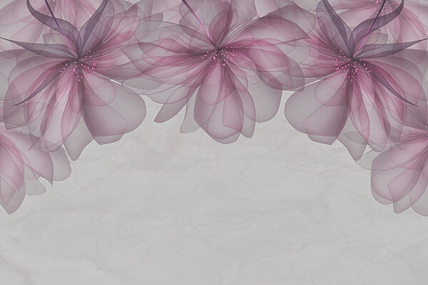 Group of purple and pink flowers Group of purple and pink flowers
