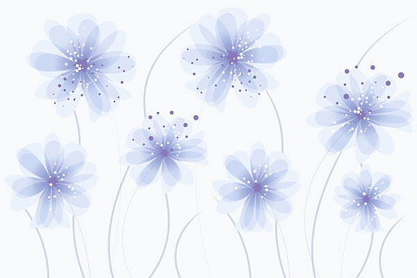 Group of blue flowers Group of blue flowers