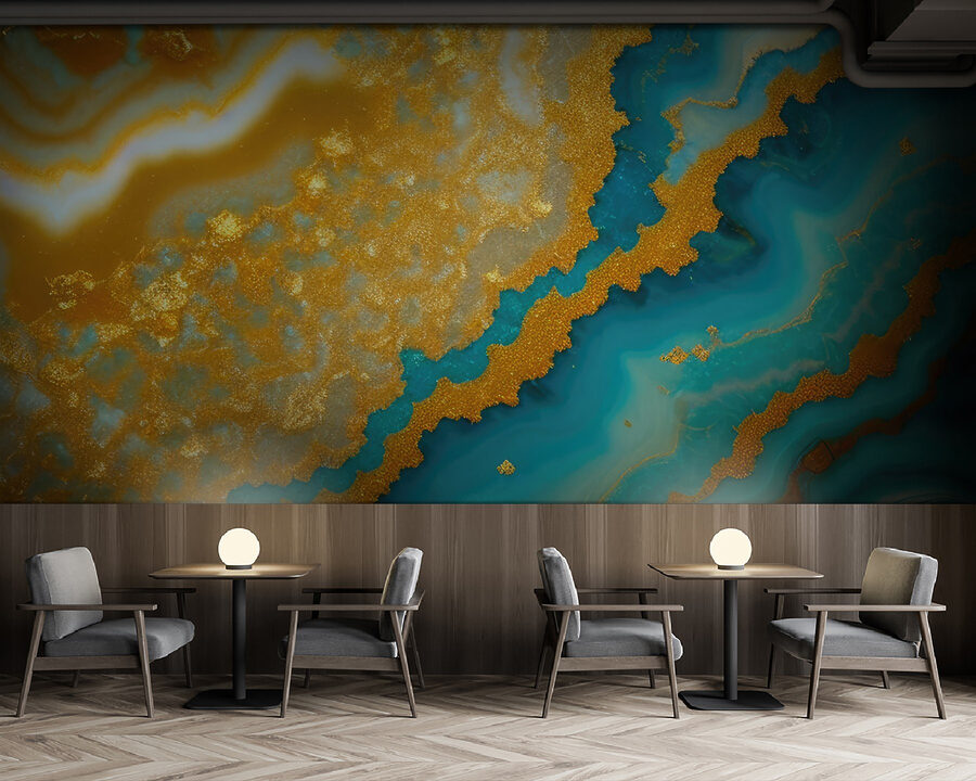 Wall murals Flowing patterns in vibrant colors - Image 4