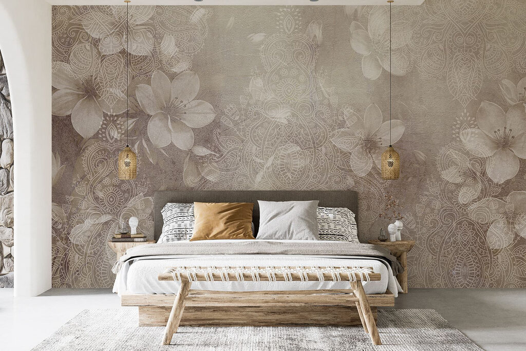 White flowers on a grey background White flowers on a grey background