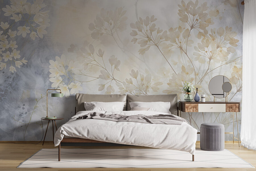 Soft blooms on a gentle backdrop